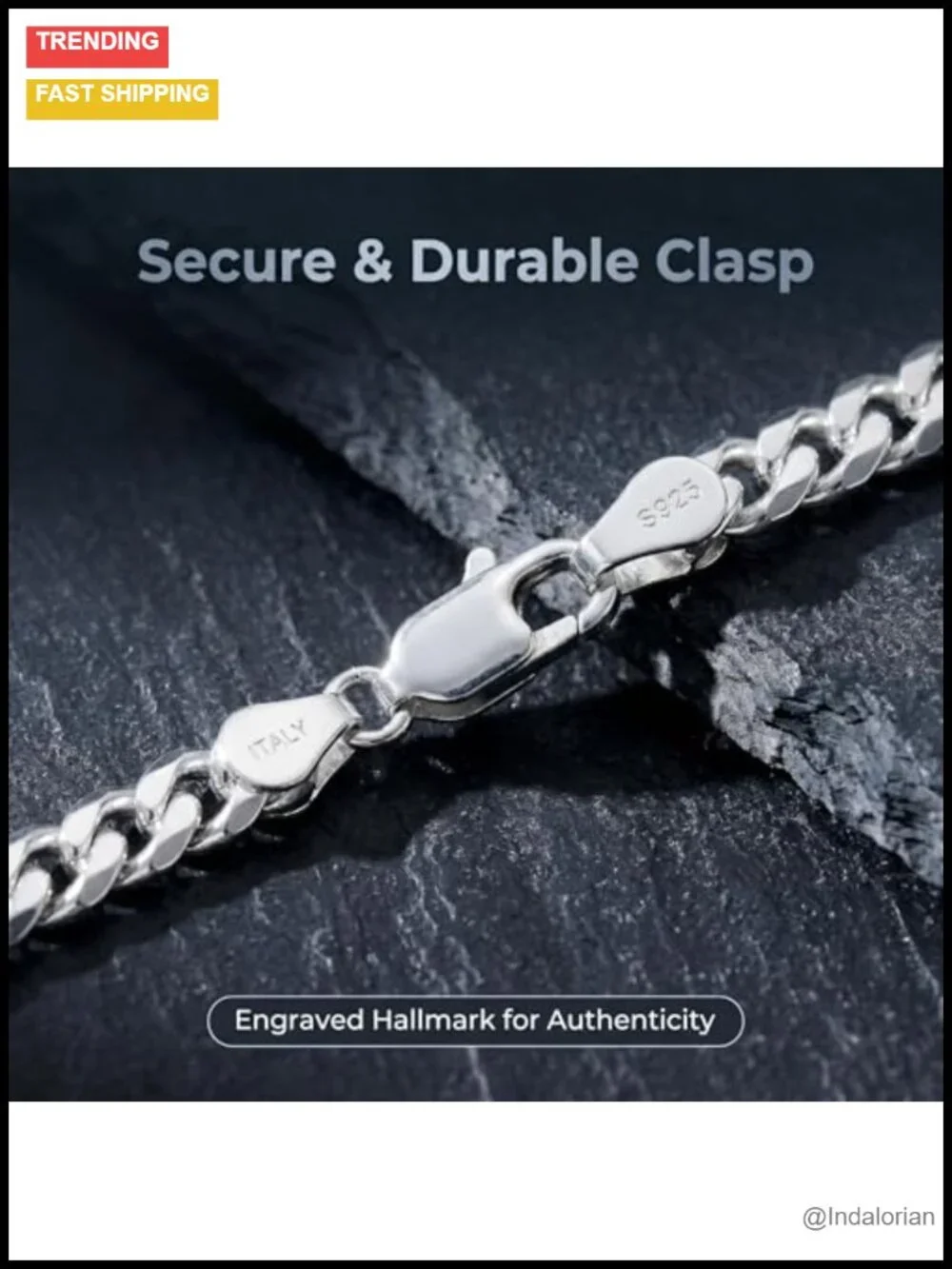 S925 Sterling Silver Cuban Link & Rope Chain Bracelet Set, Men's Women's,
